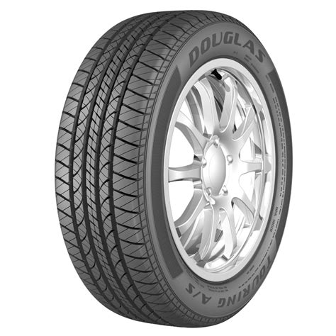 The Douglas Touring A/S 235/55R18 100V All-Season Tire offers an all-season silica tread compound that balances wet traction, dry traction and treadwear. The diagonal siped tread blocks are designed to help offer all-season traction in wet and dry conditions. The broad circumferential grooves help evacuate water and slush from the tread for ...